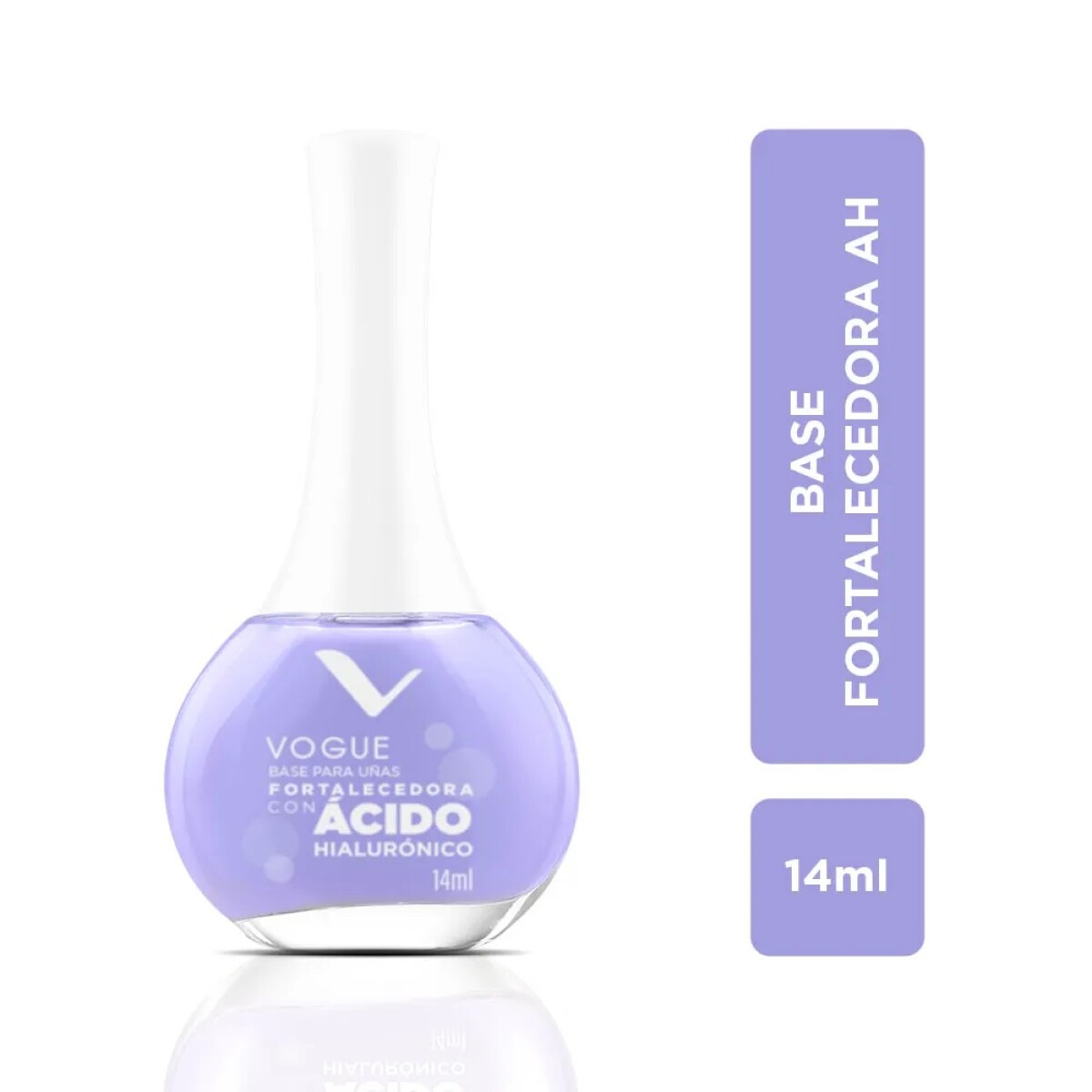 Base Para Uñas Vogue Fortalecedora ácido Hialurónico 14 Ml. 