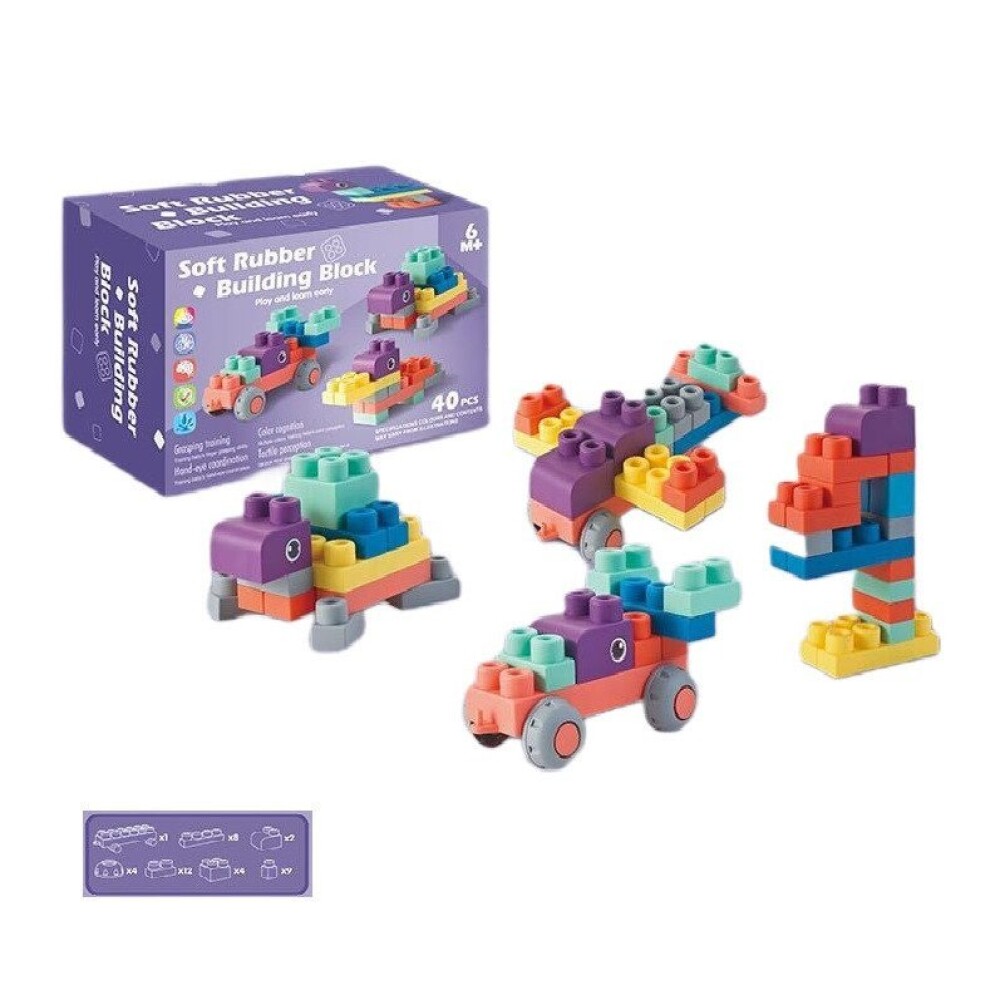 Set bloques construccion silicona Set bloques construccion silicona