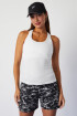 Polo Feather Tech+ Racerback Bividi Mujer Classic White