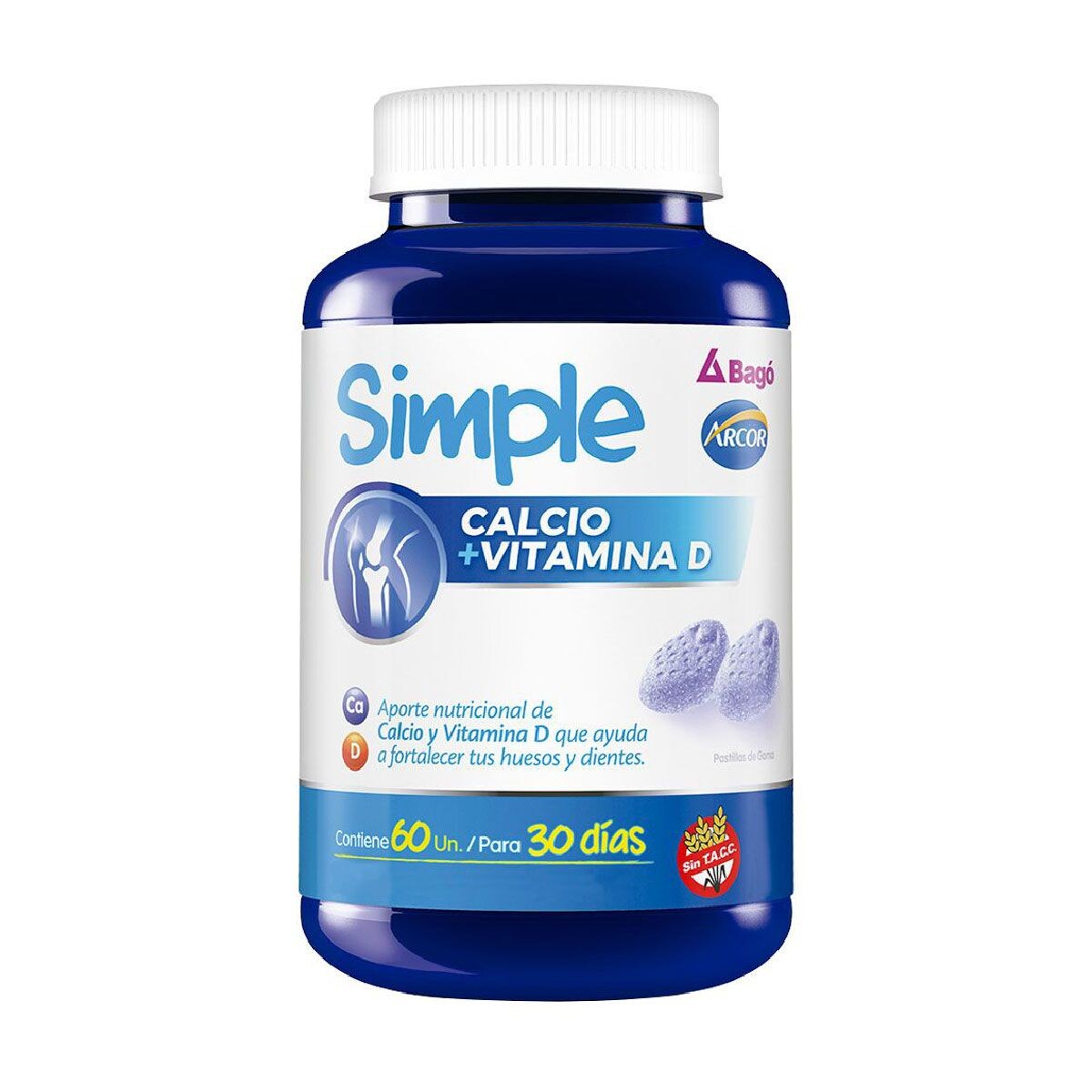 SIMPLE CALCIO BAGO + VIT D 282 GR 