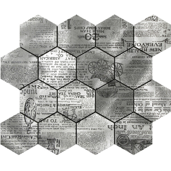 MOSAICO CON TERMINACIÓN DE PIEDRA Y CERÁMICA AUTOADHESIVA 262x300x4 mm Mosaico Con Terminación De Piedra Y Cerámica Autoadhesiva 262x300x4 Mm