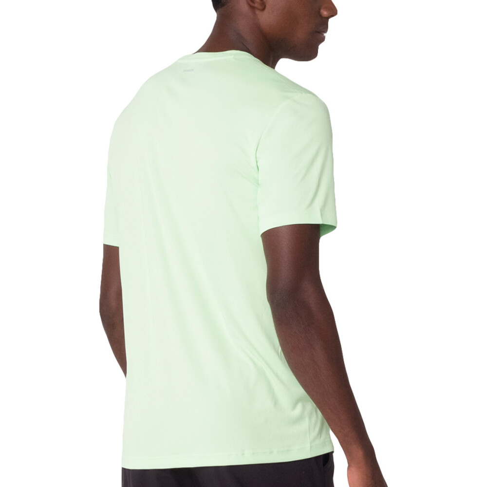 Fila remera masculina REFLECTIVE CORE RUN - verde fluor light Verde Fluor