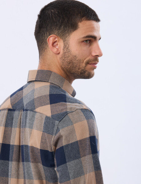 CAMISA DE VIYELA Gris