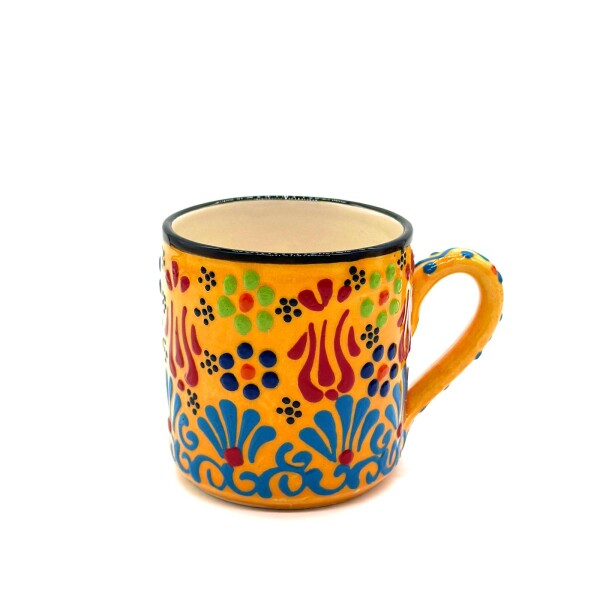 Taza de café cerámica Naranja claro