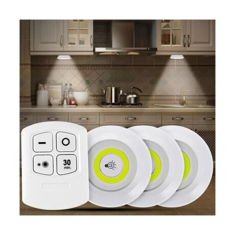LUZ LED INALÁMBRICA CON CONTROL REMOTO 3W 001