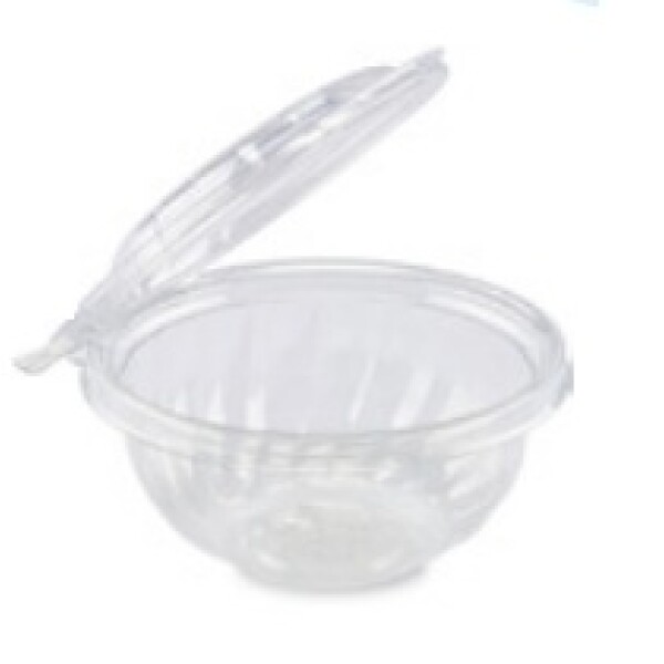 POTE PET CON LACRE TAPA DOMO BAJA 450ML ø 13,8 x 7 CM TRANSPARENTE