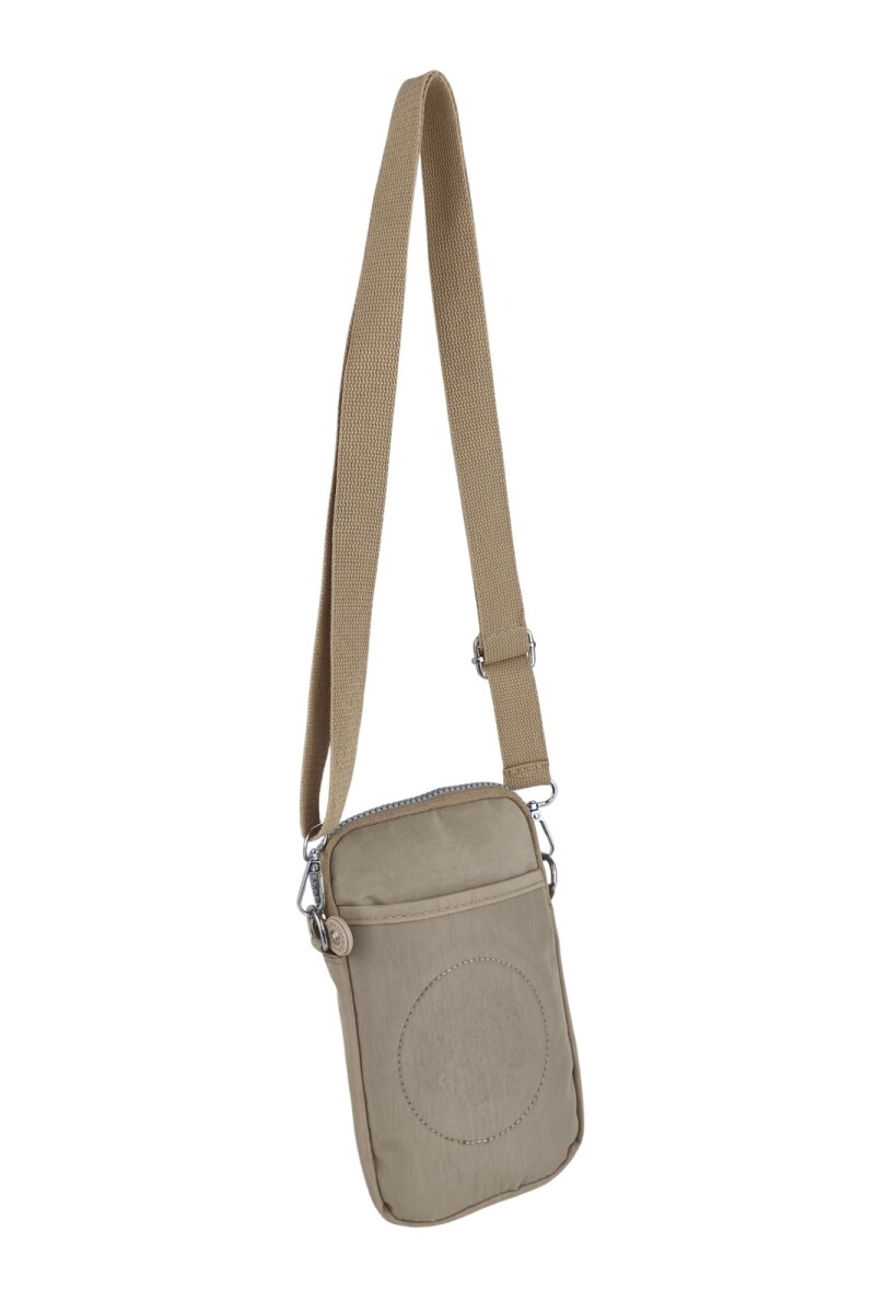Bolso Portacelular Crossbody Beige