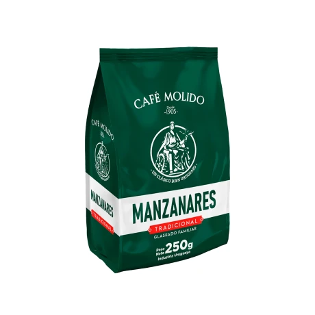 Café Glaseado Molido Manzanares Tradicional 250GR 001