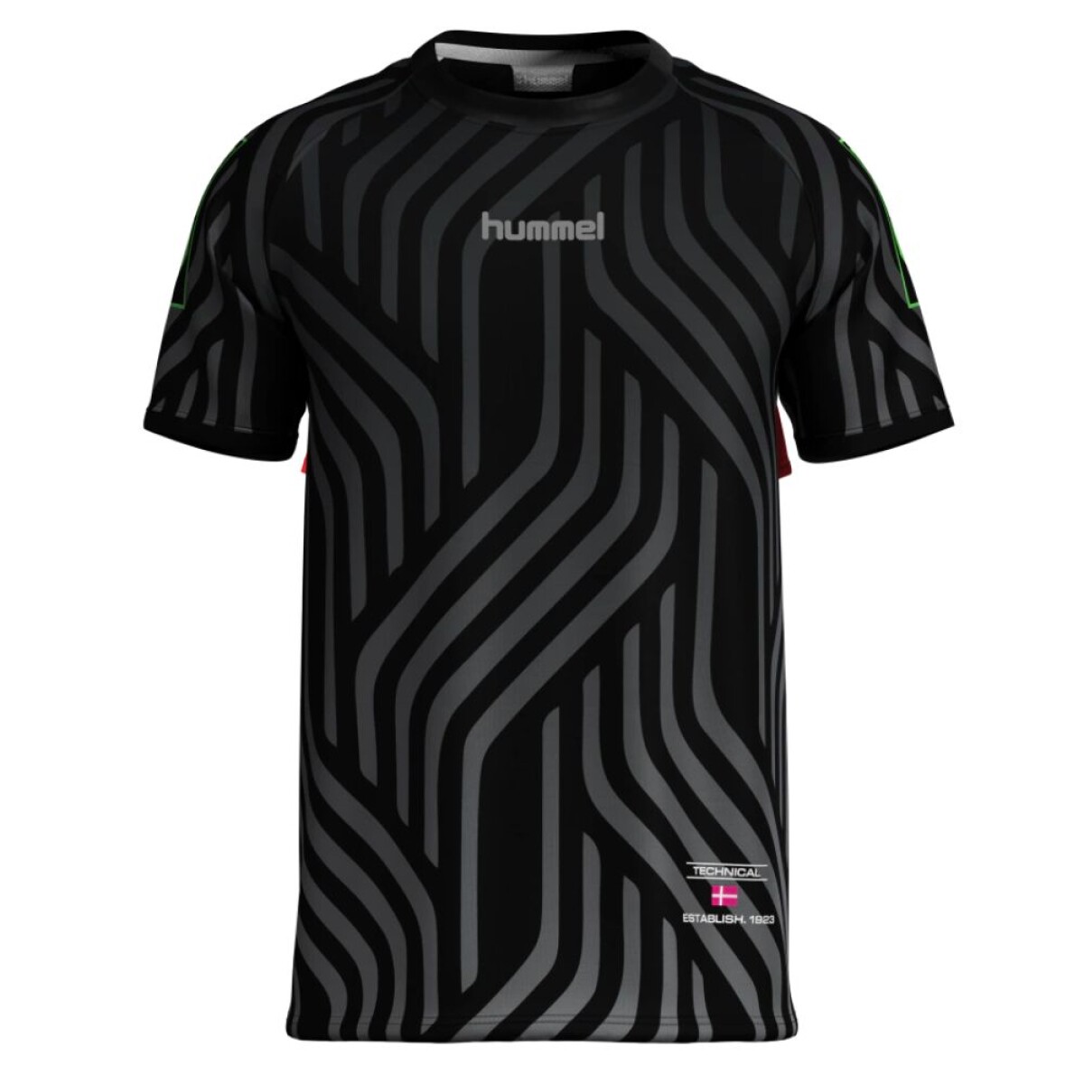 REMERA SUBLIMADA HOMBRE - BARI NEGRA 