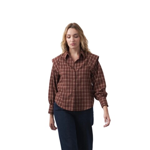 CAMISA BIKI XS-XL LADRILLO