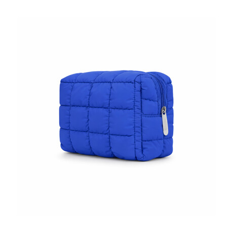 Neceser puffer clasico Azul