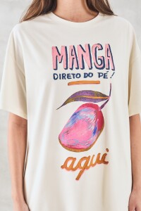 Remerón Print Algodón Nácar
