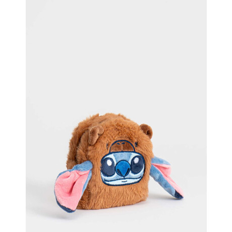 Llavero & Charm Mochilita ''stitch Capybara'' Marron Camel