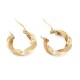 Aros torneados en oro 18k amarillo Aros torneados en oro 18k amarillo