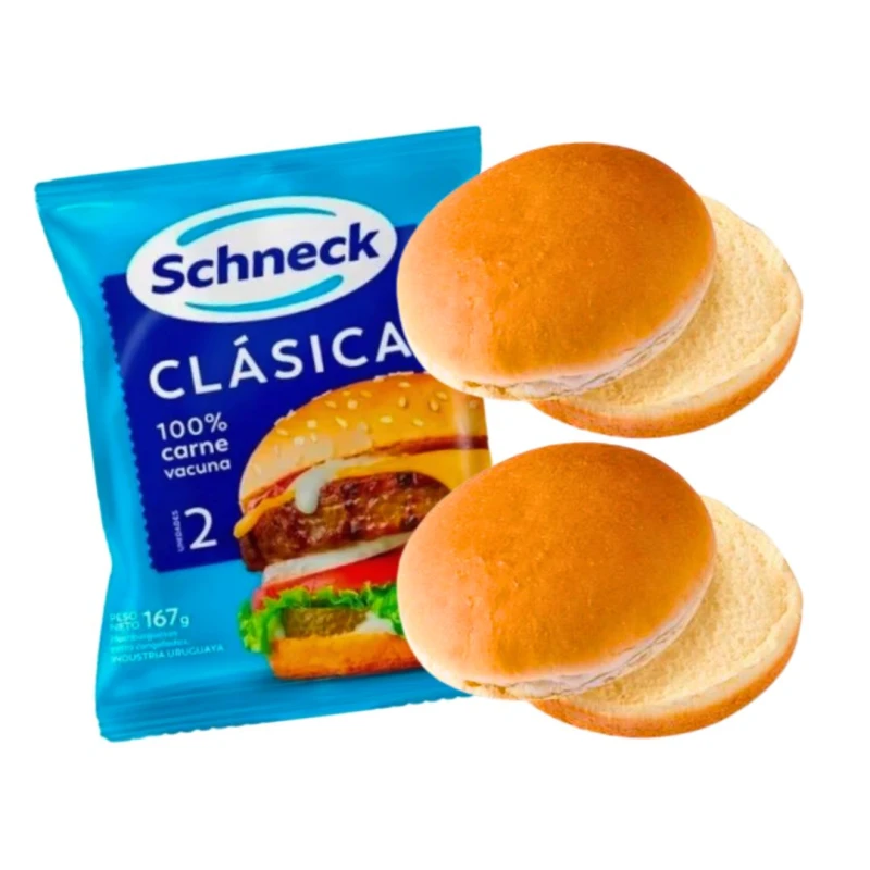 Pack Hamburguesas Schneck y Panes - 40 + 40 Uds. Pack Hamburguesas Schneck y Panes - 40 + 40 Uds.