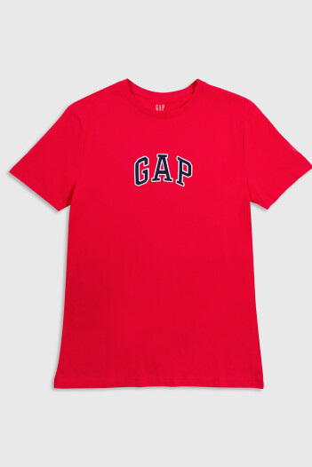 Remera Logo Gap Hombre Hawaiian Red 683