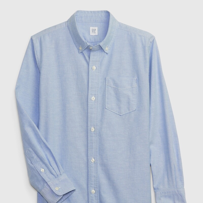 V-LS BAS OXFORD BLUE OXFORD