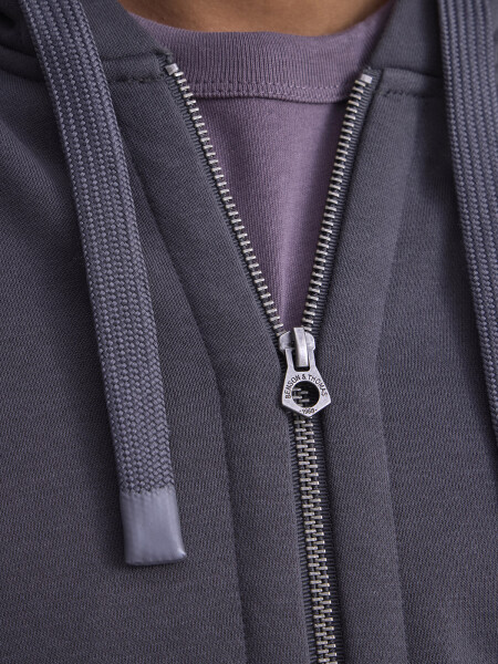 FLEECE CHESTA CHARCOAL 2