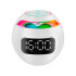 Reloj Despertador Parlante Kimiso Bluetooth USB Luminoso Led Variante Color Blanco