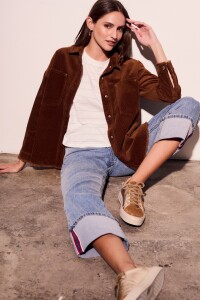 Sobrecamisa Corduroy Marrón