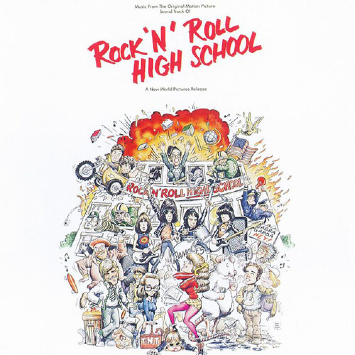 (l) Varios - Rock N Roll High School - Vinilo 