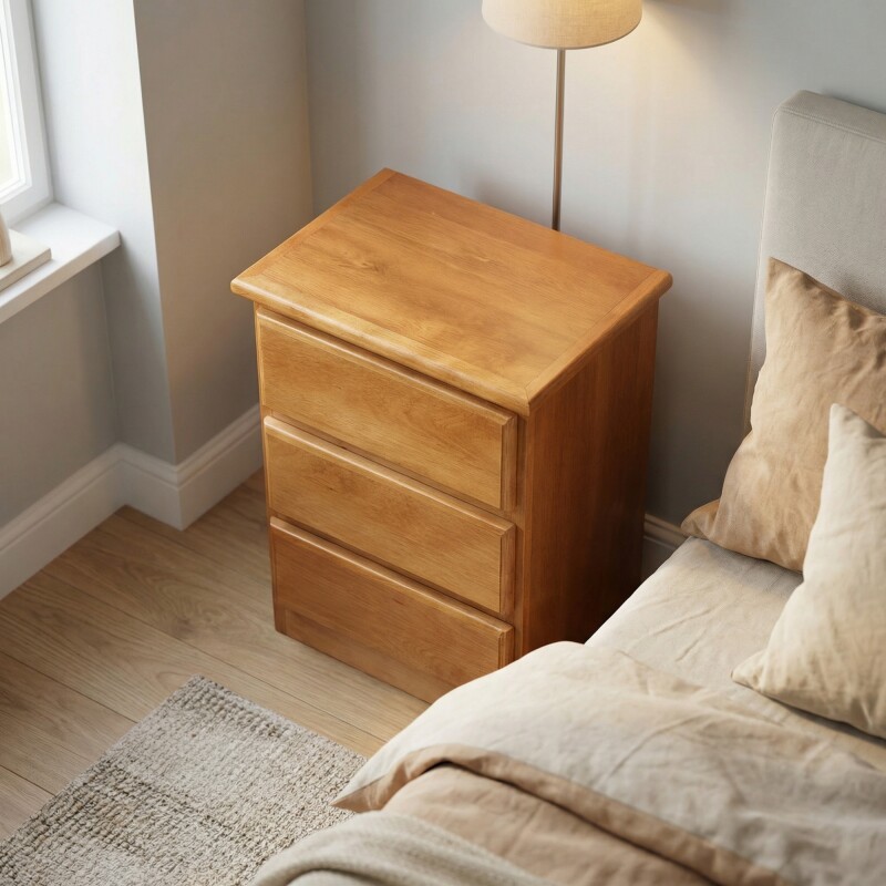 Mesa de Luz Modelo 3 Cajones Mesa de Luz Modelo 3 Cajones