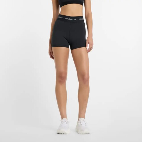 Nb Sleek High Rise Sport Short 3 - Mujer Black
