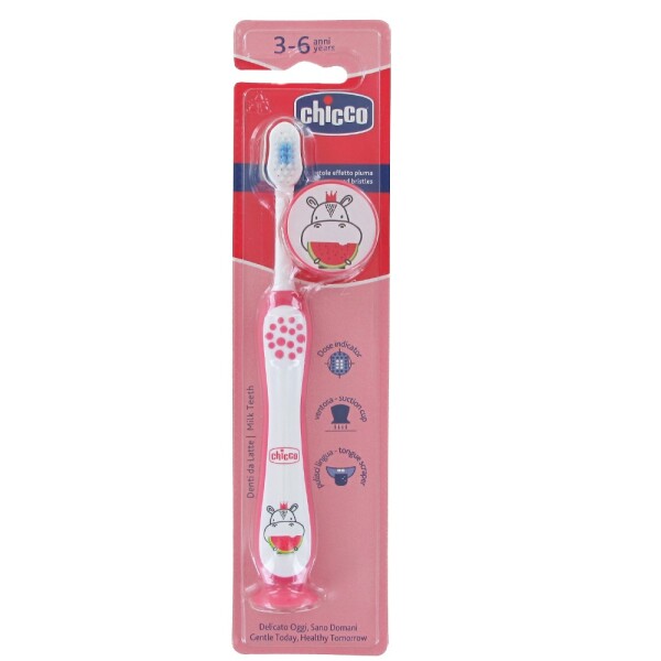 Cepillo dental chicco 3y+ rosa