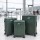 Set de Valijas Rígidas x3 con Ruedas 360° – Equipaje de Viaje Verde