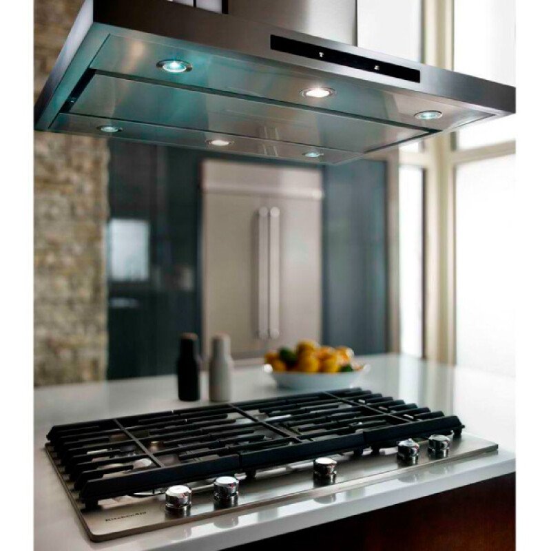 EXTRACTOR DE GRASA KITCHEN-AID, 36"-90CM, TIPO ISLA 001