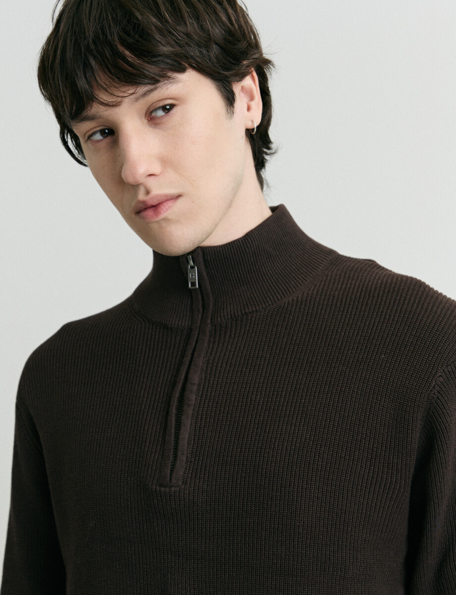 470988 CARDIGAN HARRY Chocolate