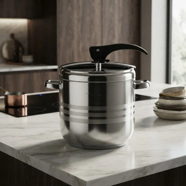 Olla A Presión 9 L De Acero Inoxidable OLLA A PRESION 9L FLORIA ZLN1015