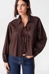 Blusa Plume Chocolate