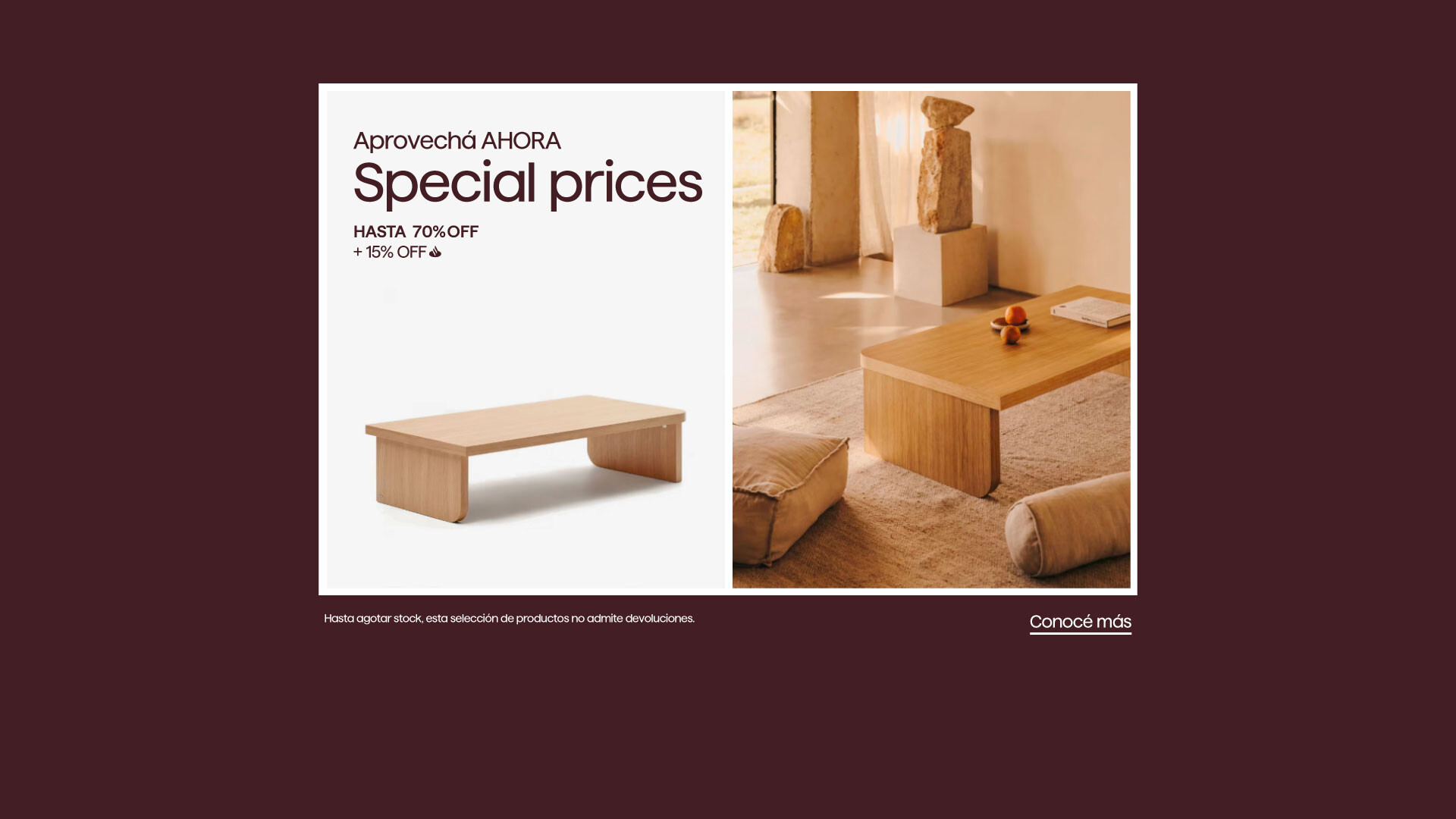 special prices Slider