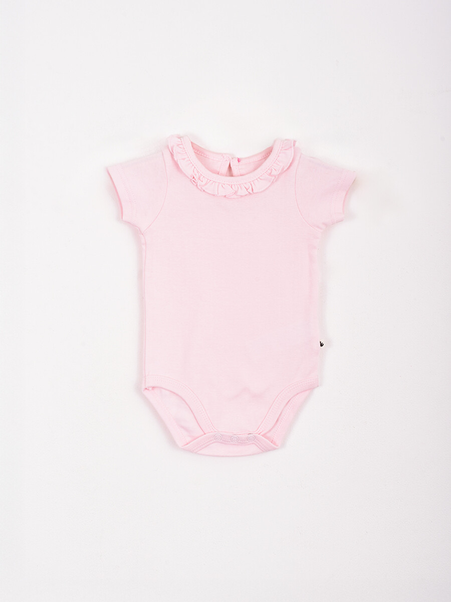 SET 3 PIEZAS BODY Y SHORT - ROSADO 