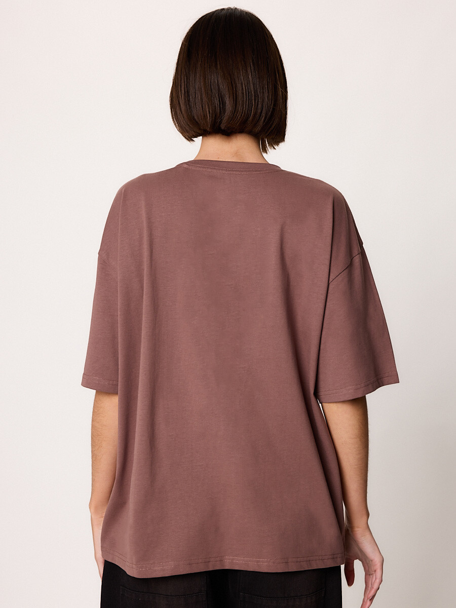 T-SHIRT M/C GAVIOTA DIXIE Tabaco