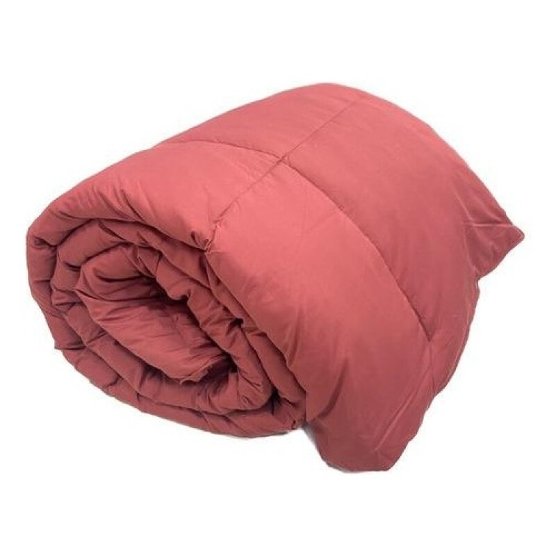 Acolchado De Plumas Home Class 2 Plazas En Microfibra Liso