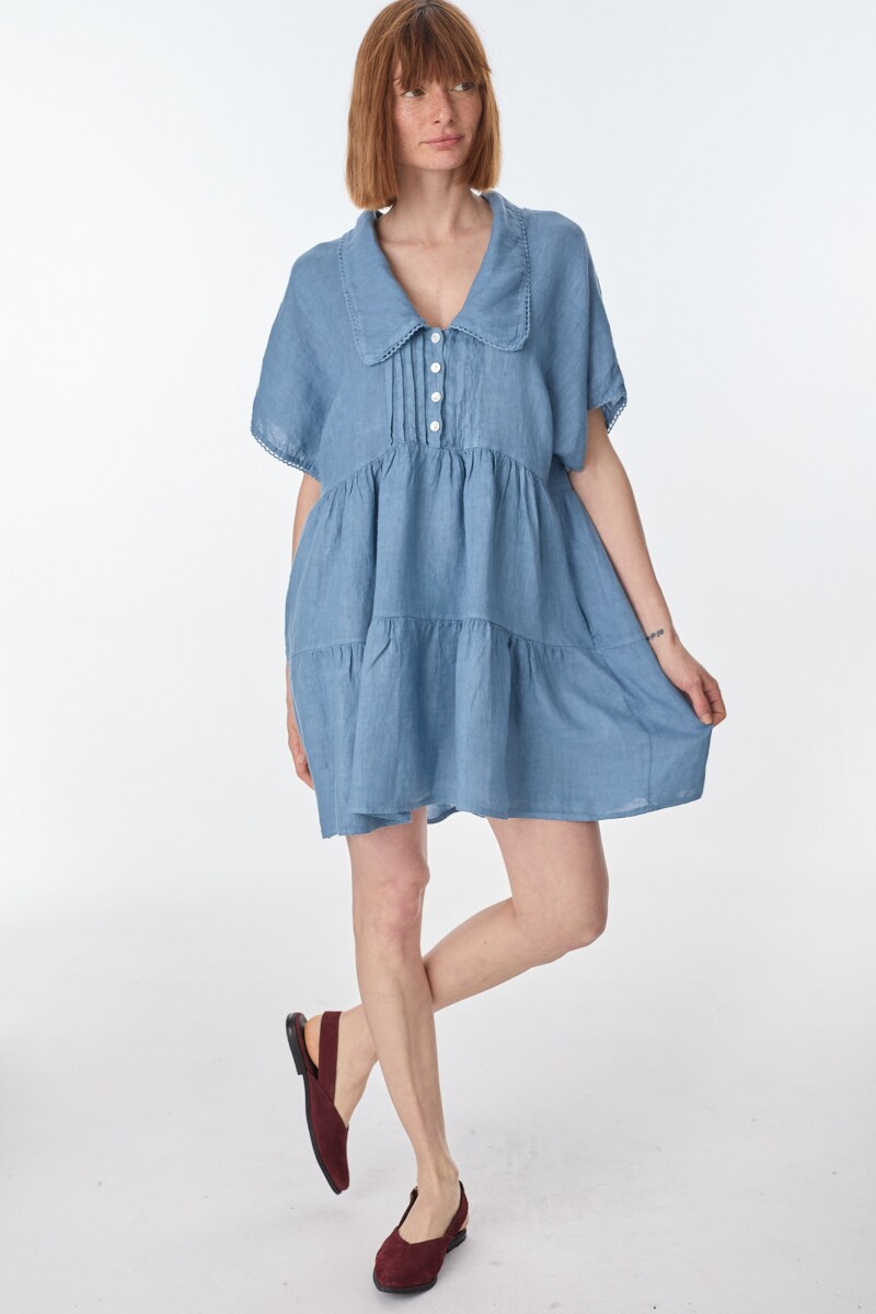 Vestido New Castello Azul