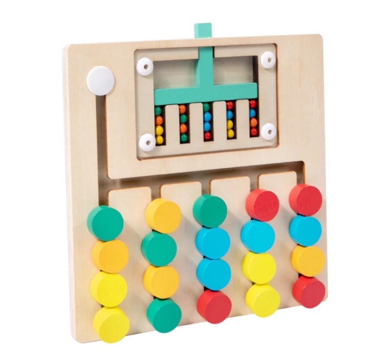 Juguete móvil multifuncional de 5 colores a juego: juguete interactivo de aprendizaje 