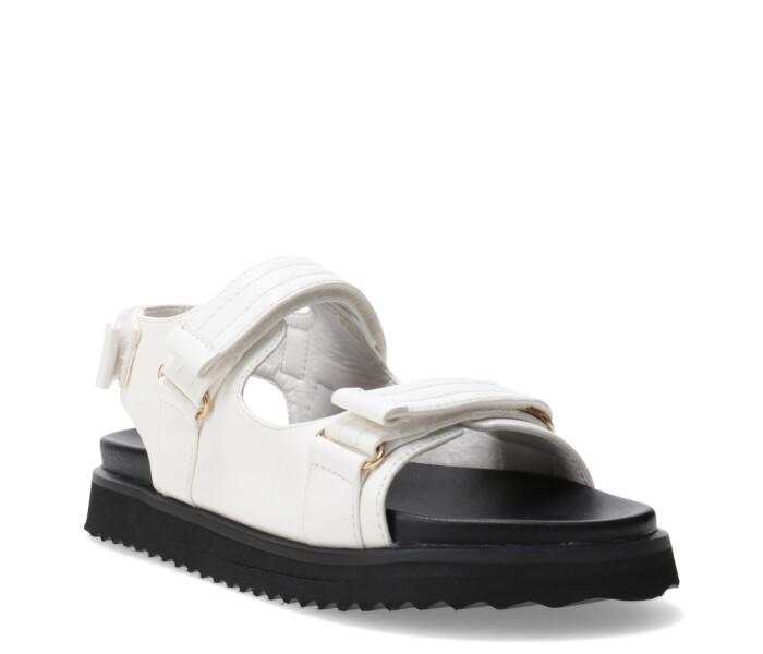 Sandalia de Niña Mini Miss Carol KATALLA con velcro Blanco