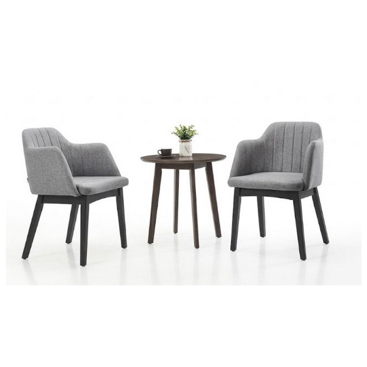 MESA DE CAFE MARRON + 2 SILLAS EVEREST 