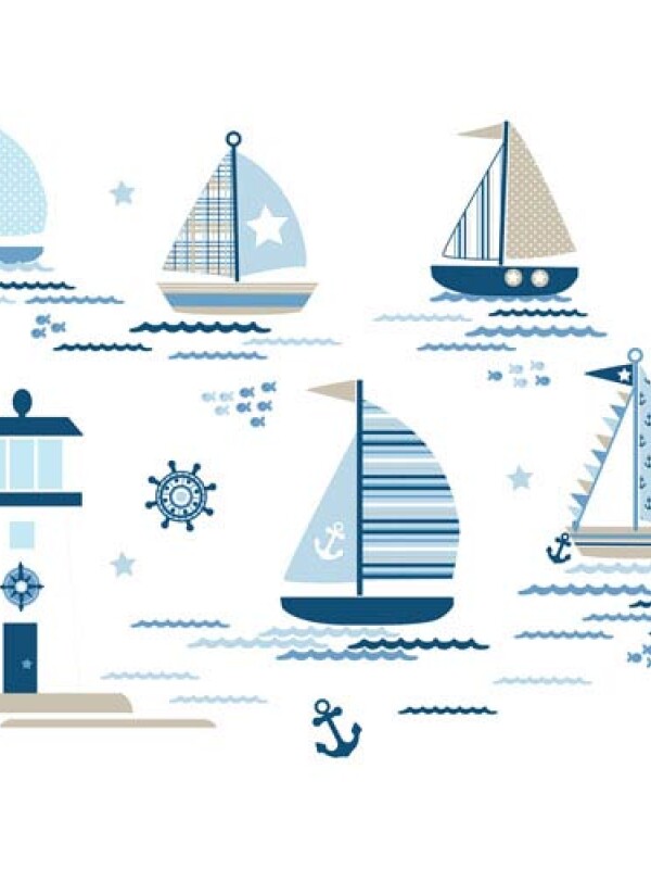 WALLPOPS SHIP AHOY WALL ART N/A
