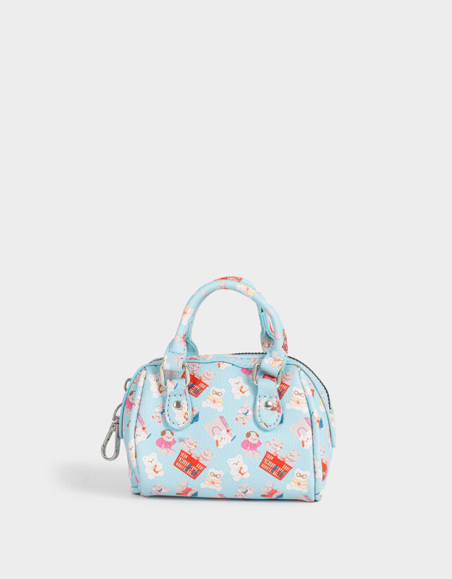 Monederos Monedero Formato Cartera - Azul Celeste