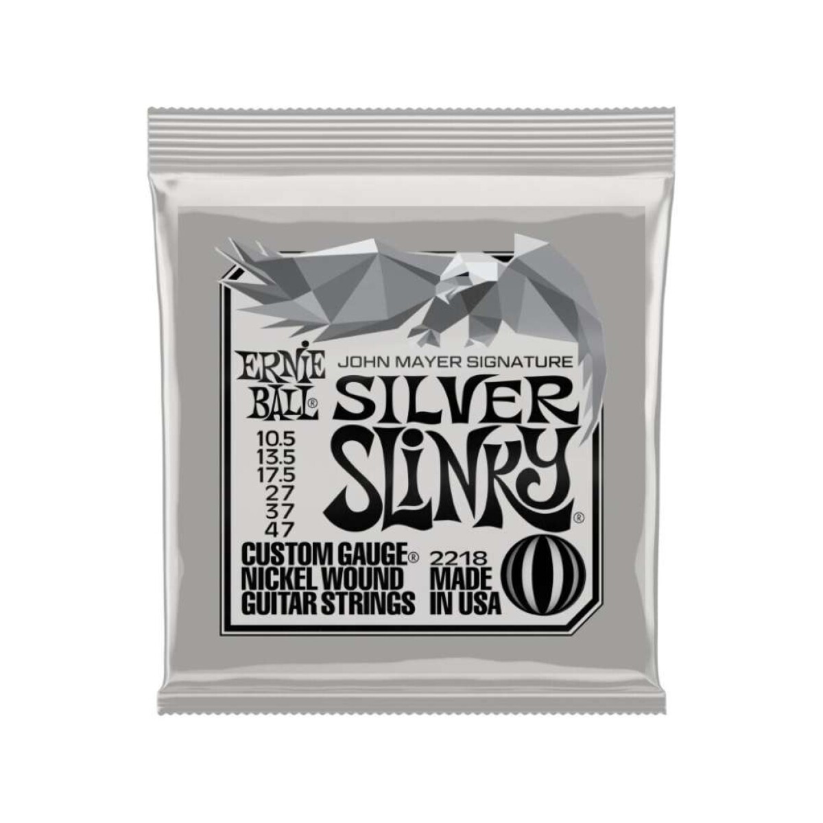 Encordado Electrica Ernie Ball - John Mayer Silver Slinky Nickel 0.105/0.47 