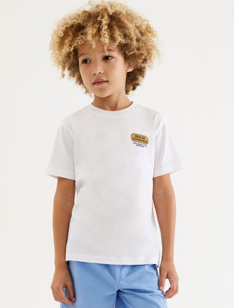 CAMISETA PARA NIÑO BLANCO