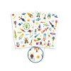 Set x50 Tatuajes removibles para niños Espacio