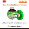 CINTA VHB 4910 DOBLE FAZ 3M 12mm x 5 metros - 3M CINTA VHB 4910 DOBLE FAZ 3M 12mm x 5 metros - 3M