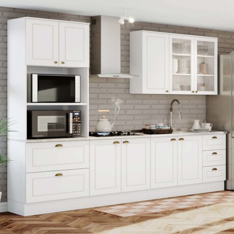 AEREO DE COCINA 120 CM MDF BLANCO AMERICANA