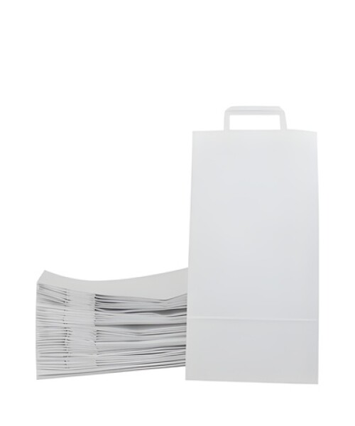 Pack x 200 - bolsa lisa 22x10x42 cm. BLANCO