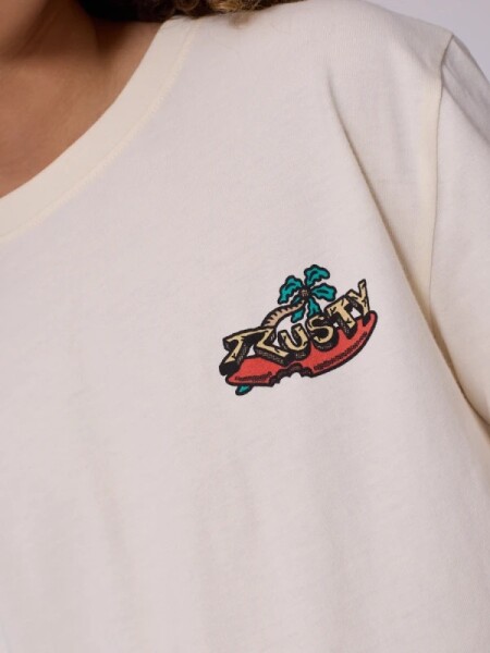 T-SHIRT RUSTY QUIQUE TEEN CRUDO